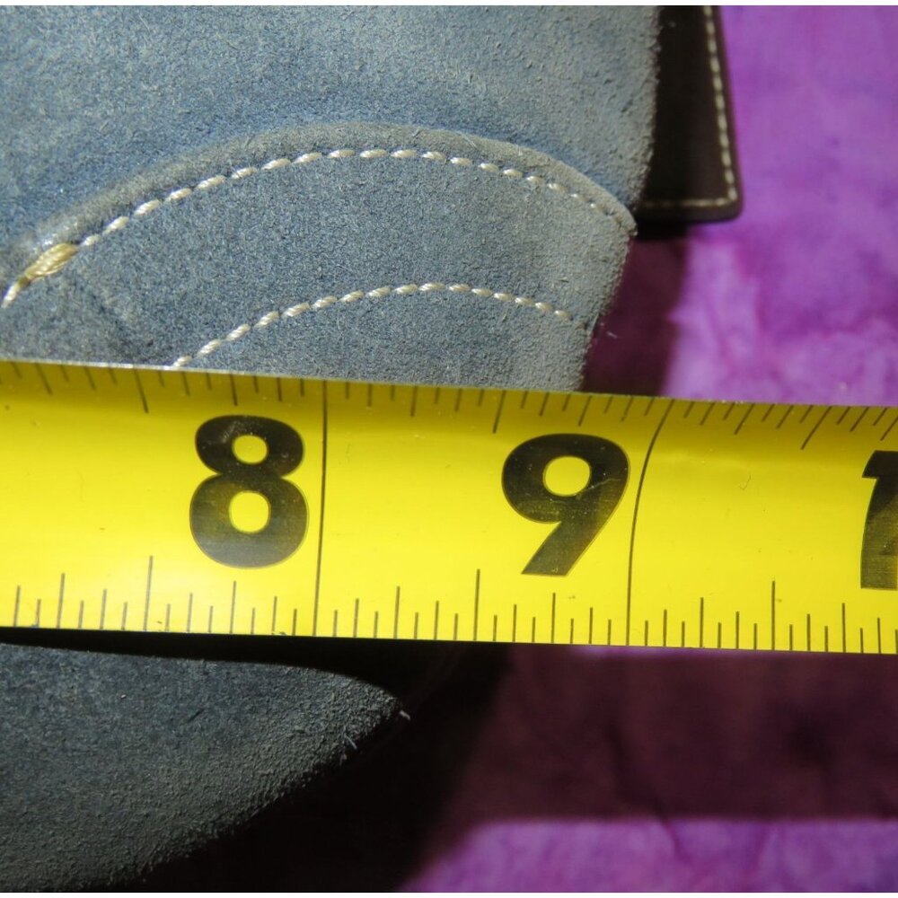 Coach 2004 Soho Suede & Leather Demi Hobo Handbag in Denim Gray Blue 4284 - Picture 12 of 12